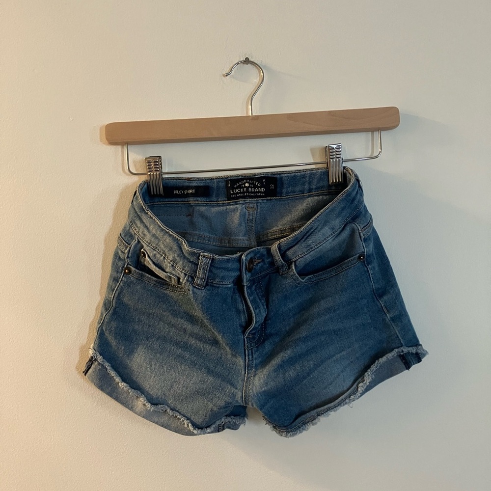 Girls Lucky Brand Jean Shorts Size 12